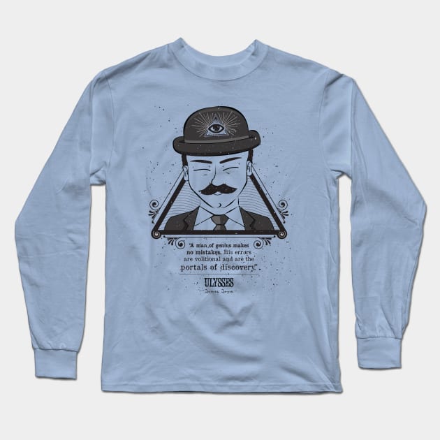 Ulysses - Leopold Bloom Long Sleeve T-Shirt by ChocolateBono